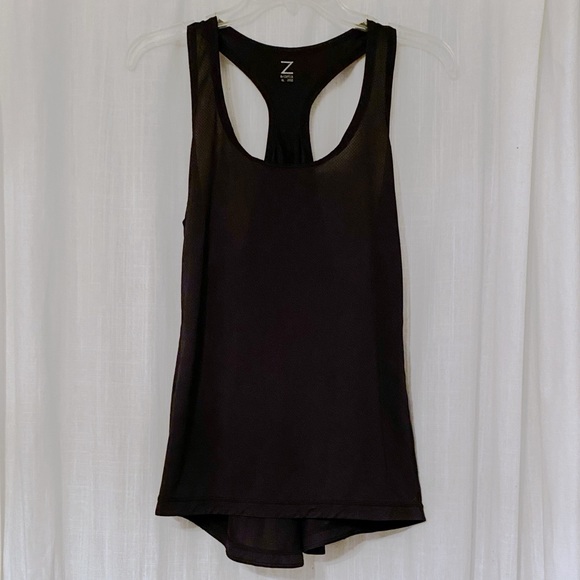 Zelia Tops - Z by Zelia Black Racerback Workout Tank Top